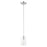 Livex Zurich 1 Light Pendant, Clear Glass
