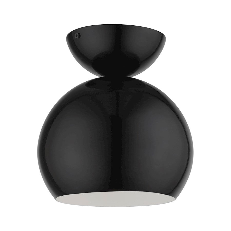 Livex Stockton 1 Light Globe Semi-Flush Mount