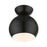 Livex Stockton 1 Light Globe Semi-Flush Mount