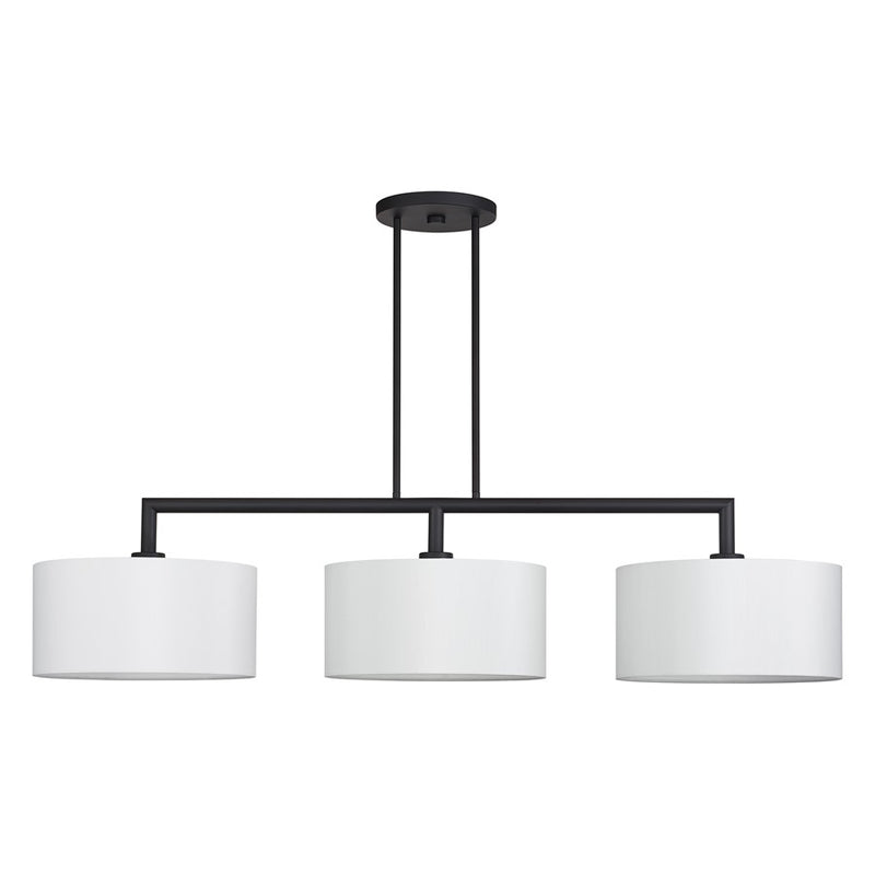 Livex Meridian 3Lt Extra Large Chandelier, Bronze/Off-White