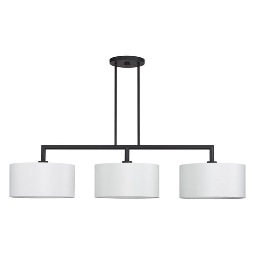 Livex Meridian 3Lt Extra Large Chandelier, Bronze/Off-White