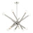 Livex Stafford 12 Light Chandelier, Brushed Nickel