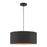 Livex Sentosa 3 Light Drum Pendant, Black
