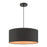 Livex Sentosa 3 Light Drum Pendant, Black