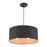 Livex Sentosa 3 Light Drum Pendant, Black