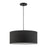 Livex Bainbridge 3 Light Drum Pendant, Black
