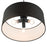 Livex Bainbridge 3 Light Drum Pendant, Black