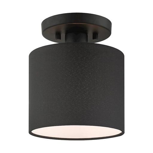 Livex Bainbridge 1 Light Semi Flush Mount