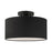 Livex Bainbridge 1 Light Semi Flush Mount