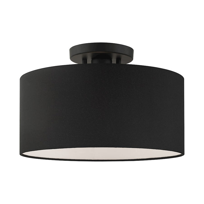 Livex Bainbridge 1 Light Semi Flush Mount