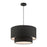 Livex Bainbridge 3 Light Pendant, Black