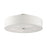Livex Meridian 6 Light Drum Semi Flush Mount, Nickel