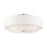 Livex Meridian 6 Light Semi Flush Mount, Nickel