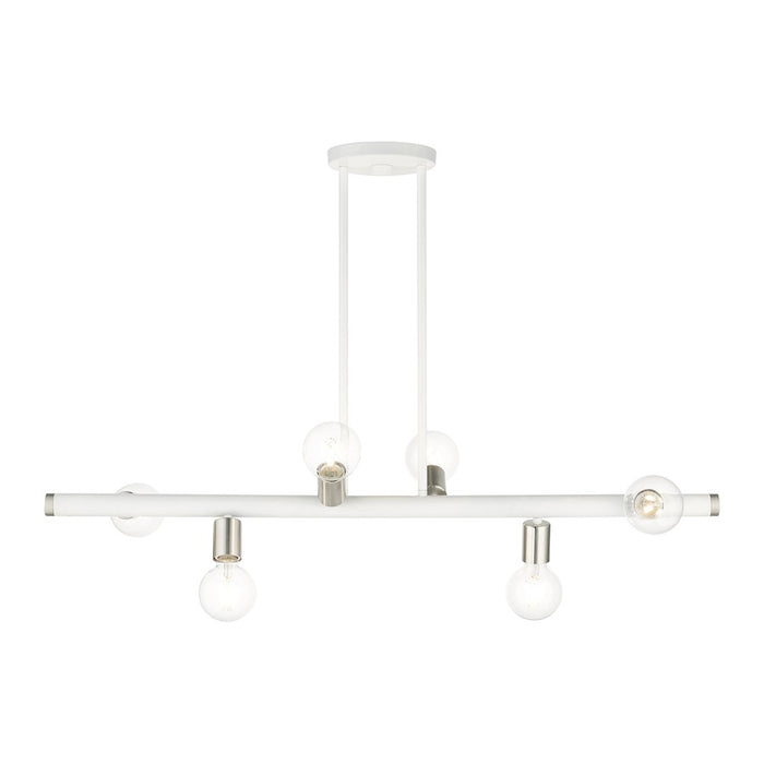 Livex Bannister 6 Light Linear Chandelier