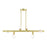 Livex Bannister 6 Light Linear Chandelier
