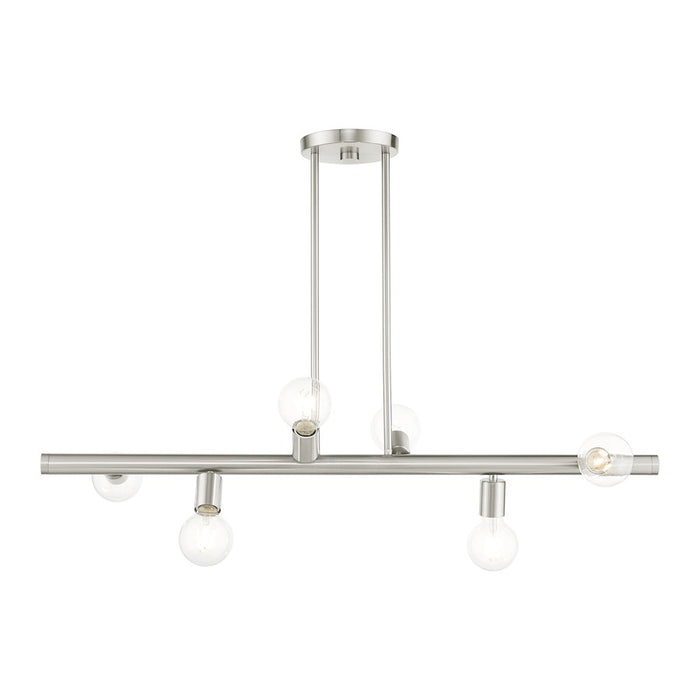 Livex Bannister 6 Light Linear Chandelier