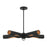 Livex Novato 5 Light Chandelier, Black