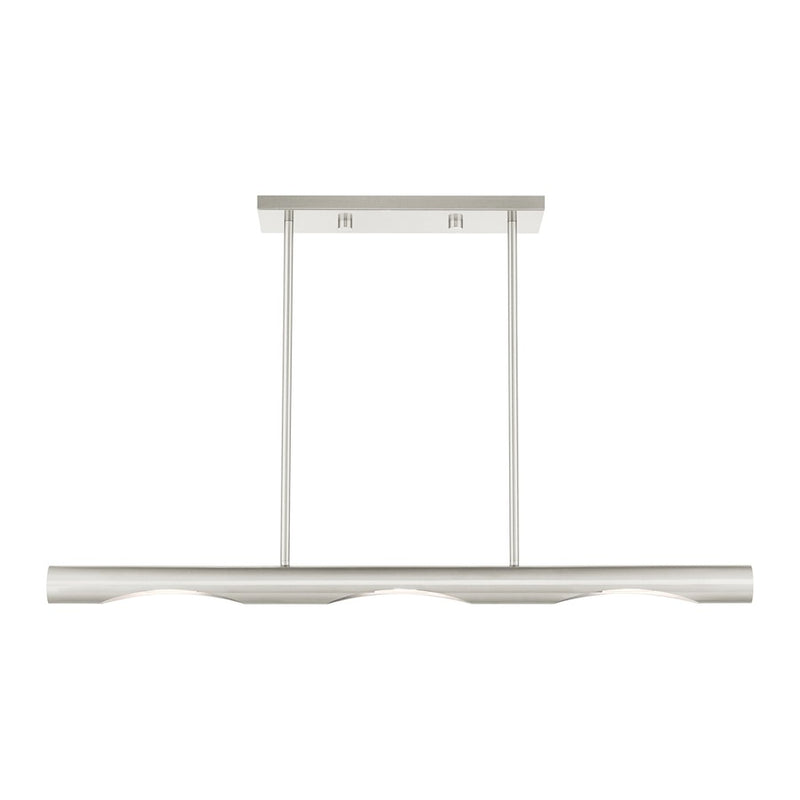 Livex Acra 3 Light Linear Chandelier