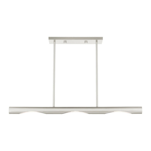 Livex Acra 3 Light Linear Chandelier
