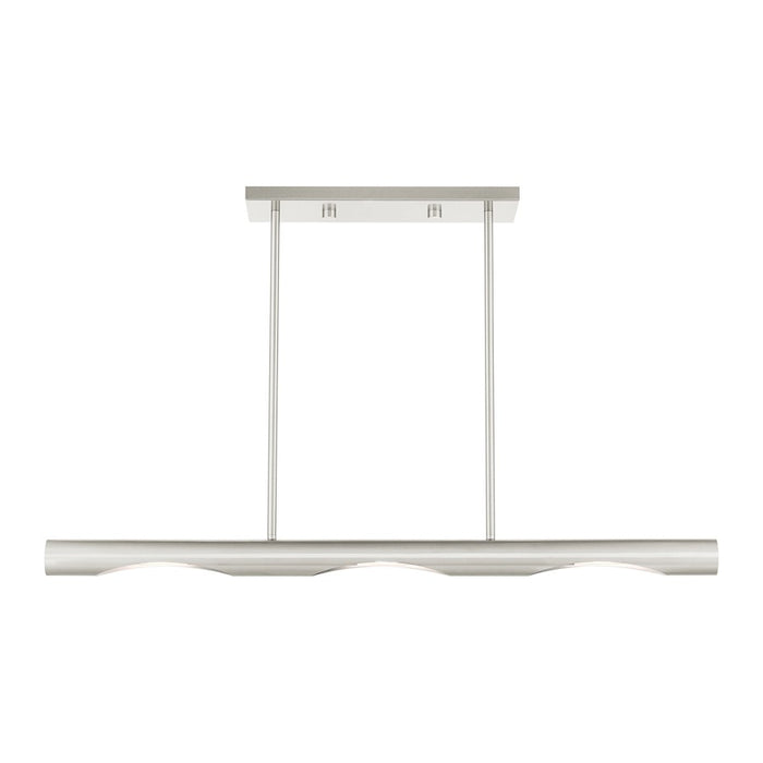 Livex Acra 3 Light Linear Chandelier