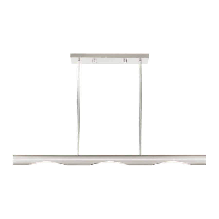 Livex Acra 3 Light Linear Chandelier