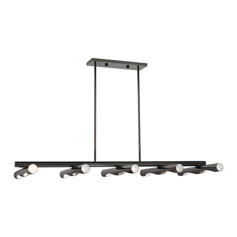 Livex Acra 10 Light Linear Chandelier