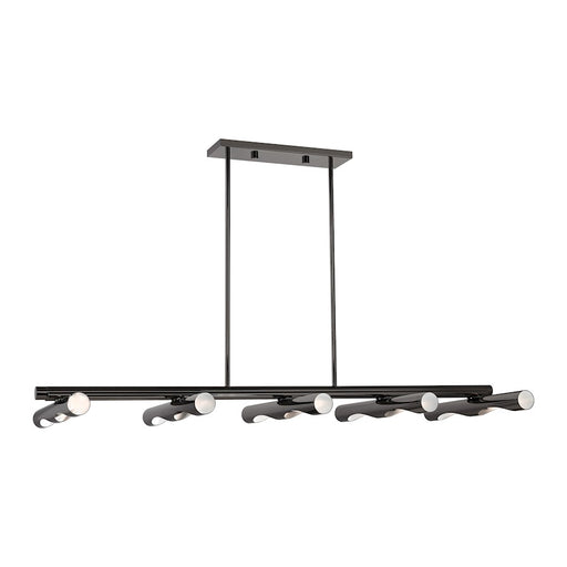 Livex Acra 10 Light Linear Chandelier