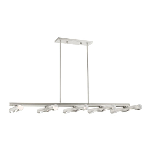 Livex Acra 10 Light Linear Chandelier