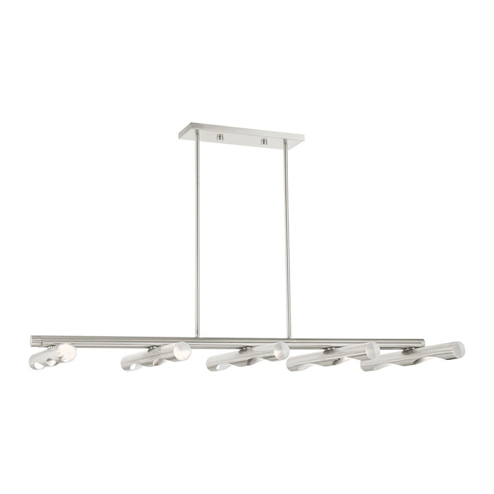 Livex Acra 10 Light Linear Chandelier