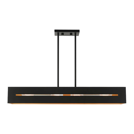 Livex Soma 4 Light Linear Chandelier