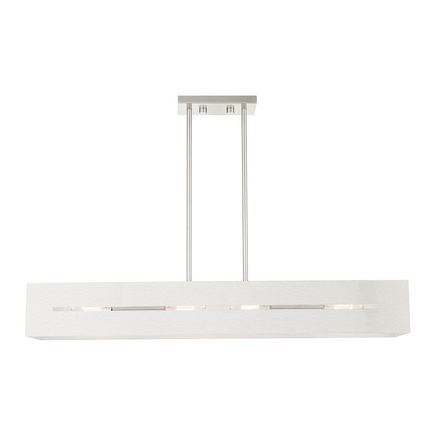 Livex Soma 4 Light Linear Chandelier