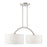 Livex Meridian 2 Light Arched Linear Chandelier, Brushed Nickel