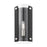 Livex Barcelona 1 Light Sconce, Black with Nickel Accents/Clear