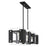 Livex Barcelona 8 Light Linear Chandelier, Black/Nickel Accents/Clear