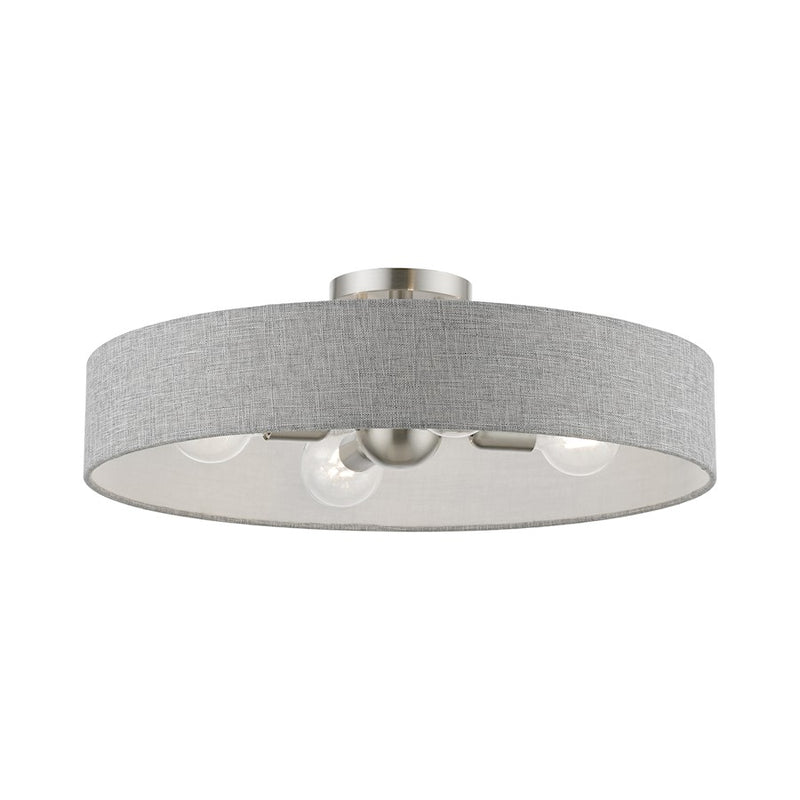 Livex Elmhurst 4 Light Semi-Flush Mount