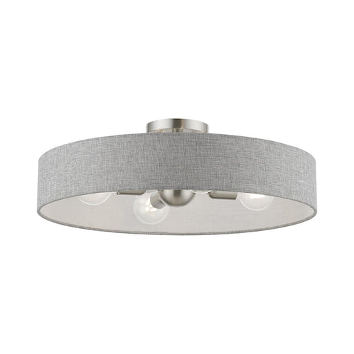 Livex Elmhurst 4 Light Semi-Flush Mount