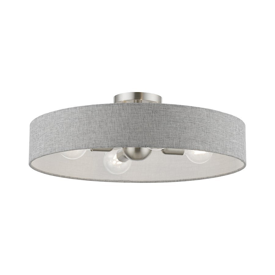 Livex Elmhurst 4 Light Semi-Flush Mount