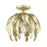 Livex Acanthus 1 Light Semi Flush Mount