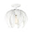 Livex Acanthus 1 Light Semi Flush Mount