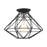Livex Geometric 1 Light Flush Mount