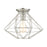 Livex Geometric 1 Light Flush Mount