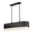 Livex Noria 6 Light Linear Chandelier, Black