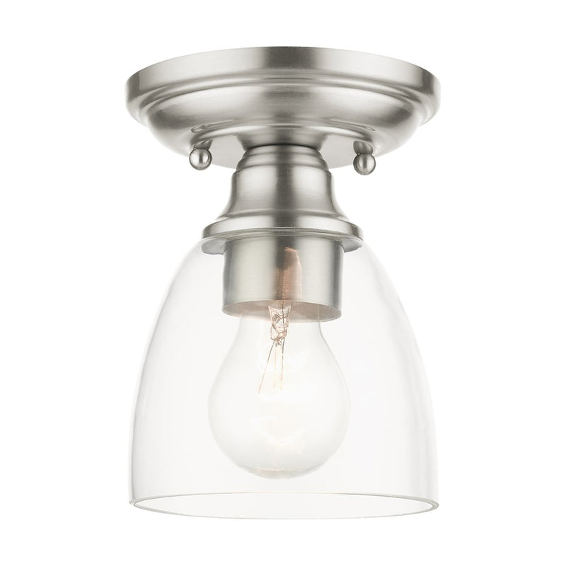 Livex Montgomery 1 Light Flush Mount