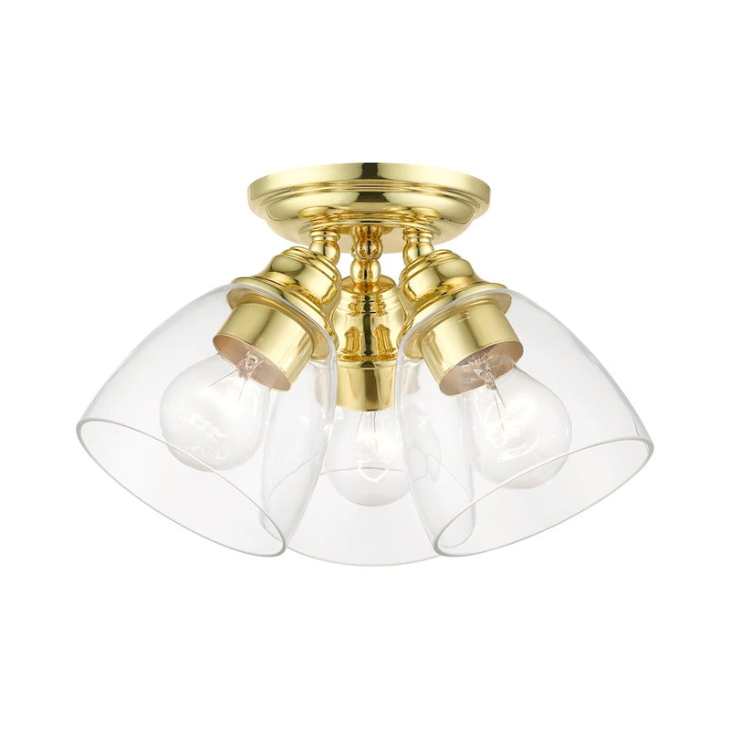 Livex Montgomery 3 Light Semi-Flush Mount