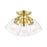 Livex Montgomery 3 Light Semi-Flush Mount