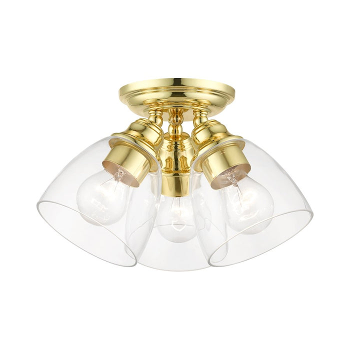 Livex Montgomery 3 Light Semi-Flush Mount