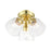 Livex Montgomery 3 Light Semi-Flush Mount