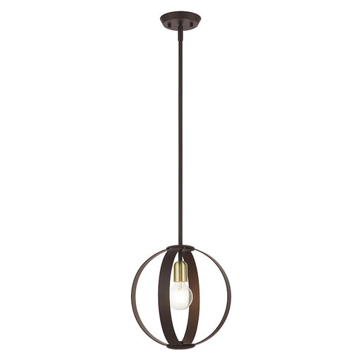 Livex Modesto 1 Light Globe Pendant