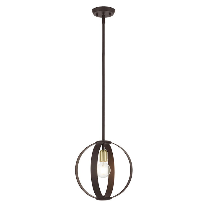 Livex Modesto 1 Light Globe Pendant