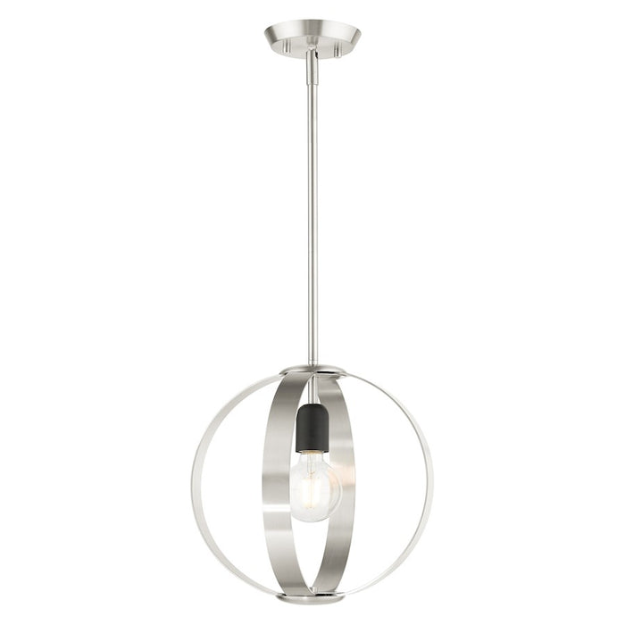 Livex Modesto 1 Light Globe Pendant